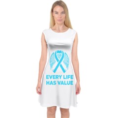 Child Abuse Prevention Support  Capsleeve Midi Dress by artjunkie