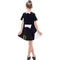 Bunny Girl Mask Kids  Short Sleeve Shirt Dress View2