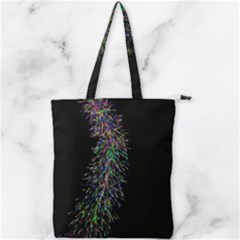 Galaxy Space Double Zip Up Tote Bag by Sabelacarlos