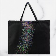 Galaxy Space Zipper Large Tote Bag by Sabelacarlos