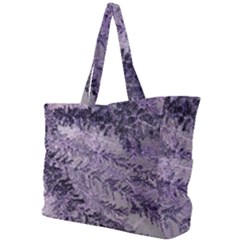 Flowers Branches Purple Simple Shoulder Bag by DinkovaArt