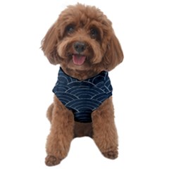 Blue Sashiko Pattern Dog Sweater by goljakoff