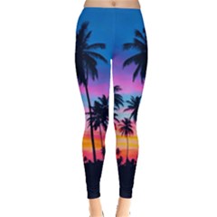 Sunset Palms Leggings  by goljakoff