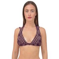 Golden Pentagram Double Strap Halter Bikini Top by Angelandspot