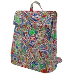 Pop Art - Spirals World 1 Flap Top Backpack by EDDArt