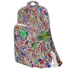 Pop Art - Spirals World 1 Double Compartment Backpack by EDDArt