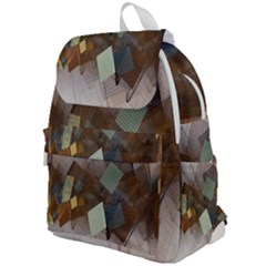 Digital Geometry Top Flap Backpack by Sparkle