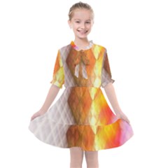 Geometry Diamond Kids  All Frills Chiffon Dress by Sparkle