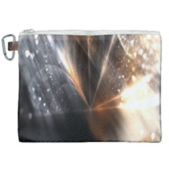 Digital Geometry Canvas Cosmetic Bag (xxl) by Sparkle