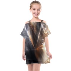 Geometry Diamond Kids  One Piece Chiffon Dress by Sparkle