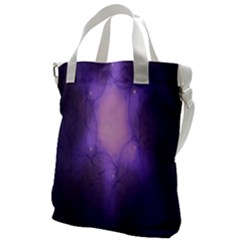 Violet Spark Canvas Messenger Bag by Sparkle