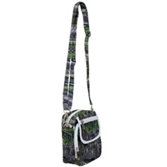 Green Glitter Squre Shoulder Strap Belt Bag by Sparkle