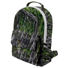 Green Glitter Squre Flap Pocket Backpack (small) by Sparkle