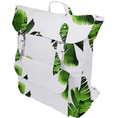 Green Banana Leaves Buckle Up Backpack by goljakoff