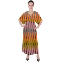 Zappwaits - Your V-neck Boho Style Maxi Dress by zappwaits