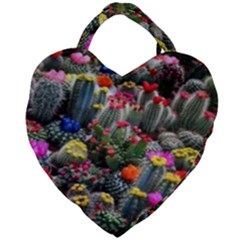 Cactus Giant Heart Shaped Tote by Sparkle