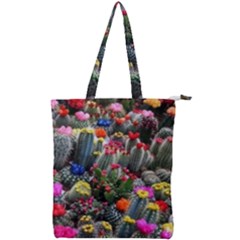 Cactus Double Zip Up Tote Bag by Sparkle