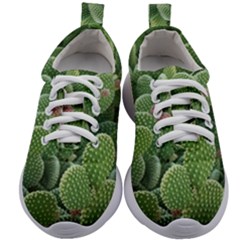 Green Cactus Kids Athletic Shoes by Sparkle