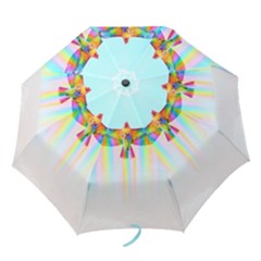 Rainbow Bird Folding Umbrellas by Sparkle