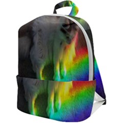 Rainbowcat Zip Up Backpack by Sparkle