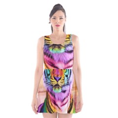 Rainbowtiger Scoop Neck Skater Dress by Sparkle