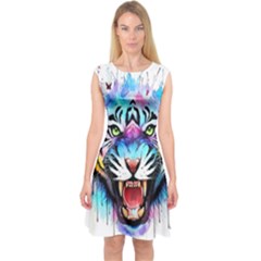 Butterflytiger Capsleeve Midi Dress by Sparkle