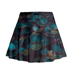 Realeafs Pattern Mini Flare Skirt by Sparkle