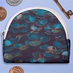 Realeafs Pattern Horseshoe Style Canvas Pouch by Sparkle