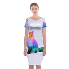 Rainbowfox Classic Short Sleeve Midi Dress by Sparkle