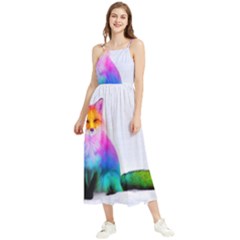 Rainbowfox Boho Sleeveless Summer Dress by Sparkle