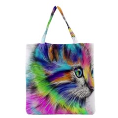 Rainbowcat Grocery Tote Bag by Sparkle