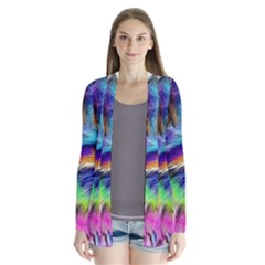 Rainbowcat Drape Collar Cardigan by Sparkle