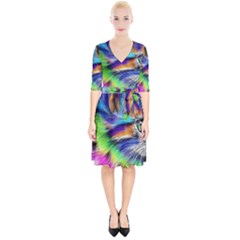 Rainbowcat Wrap Up Cocktail Dress by Sparkle