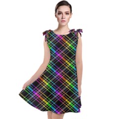 Rainbow Sparks Tie Up Tunic Dress by Sparkle