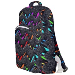 Rainbowwaves Double Compartment Backpack by Sparkle