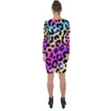 Animal Print Asymmetric Cut-Out Shift Dress View2