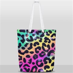 Animal Print Full Print Rope Handle Tote (small) by Sparkle