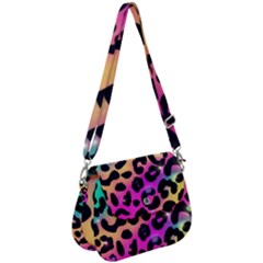 Animal Print Saddle Handbag by Sparkle