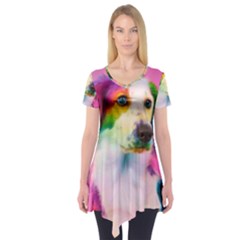 Rainbowdog Short Sleeve Tunic  by Sparkle