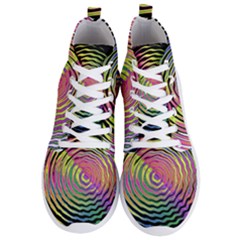 Rainbowwaves Men s Lightweight High Top Sneakers by Sparkle