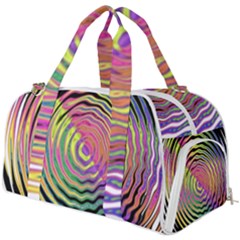 Rainbowwaves Burner Gym Duffel Bag by Sparkle