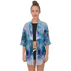 Sea Anemone Open Front Chiffon Kimono by CKArtCreations