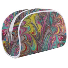 Abstract Marbling Swirls Makeup Case (medium) by kaleidomarblingart