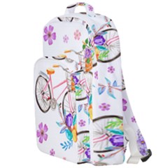 Cycle Ride Double Compartment Backpack by designsbymallika