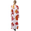 Autumn Pattern Maxi Chiffon Beach Wrap View2