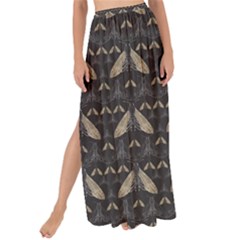 Moth Pattern Maxi Chiffon Tie-up Sarong by GretaBerlin