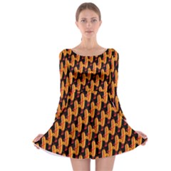 Halloween Long Sleeve Skater Dress by Sparkle