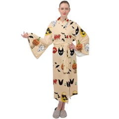 Halloween Maxi Velour Kimono by Sparkle