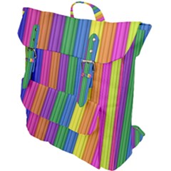 Colorful Spongestrips Buckle Up Backpack by Sparkle