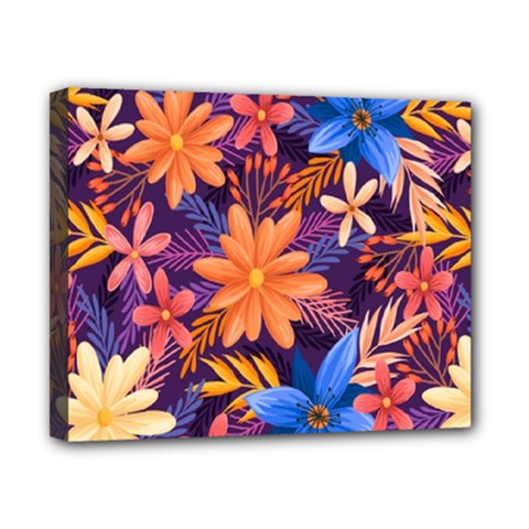 Colourful Print 5 Canvas 10  X 8  (stretched) by designsbymallika